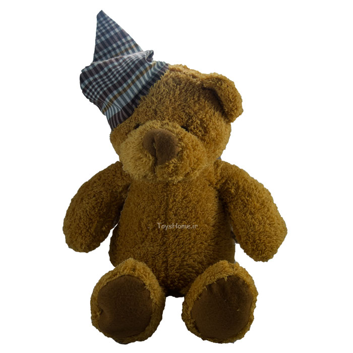 عروسک خرس کلاه دار