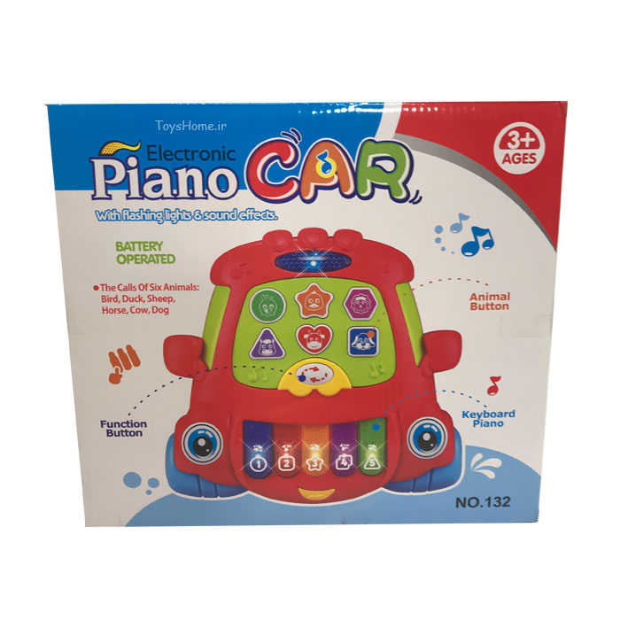 اسباب بازی پیانو با طرح ماشین