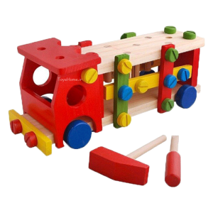 ماشین اسباب بازی چوبی
