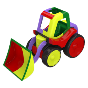 اسباب بازی آمورشی ماشین لودر ساختنی Dobe