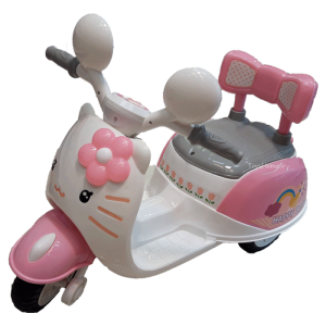 موتور سه چرخه شارژی دخترانه طرح HELLO KITTY