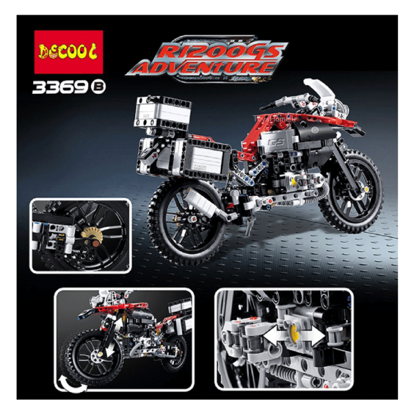 لگو موتور سیکلت 603 قطعه