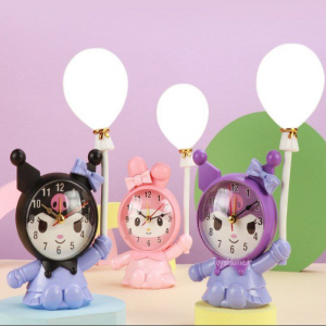 چراغ مطالعه و ساعت کرومی