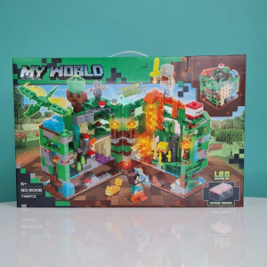 لگو قلعه ماینکرافت چراغدار